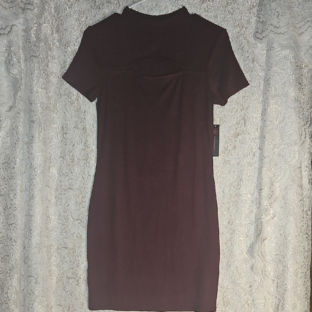 NOBO Maroon Short Sleeve Dress